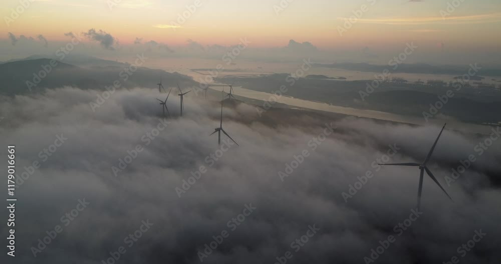 August 18, 2024, Ningbo City, Zhejiang Province - Fuquan sunrise aerial photography August 18, 2024, Ningbo City, Zhejiang Province - Fuquan sunrise aerial photography