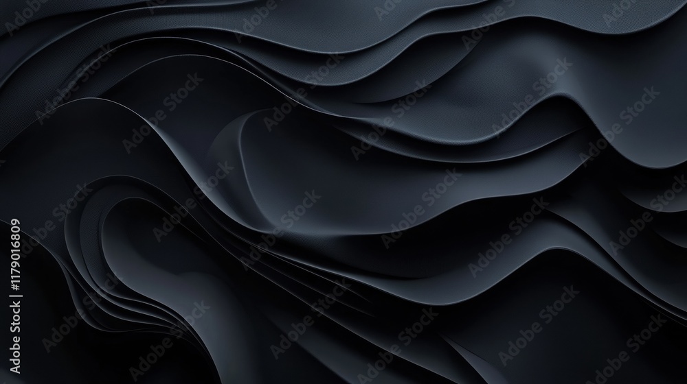 Obraz premium Abstract black gradient background modern luxury studio dark background texture wallpaper Empty black color studio room background, gradient, texture, abstract, blue background texture. ai