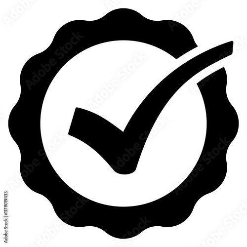 Validity Icon Black Solid