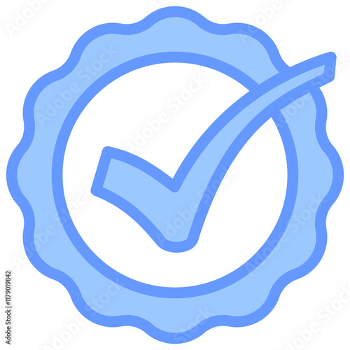 Validity Icon Outline Blue