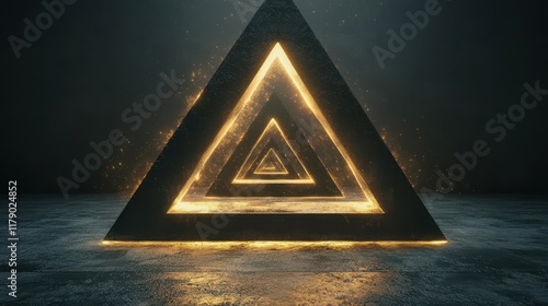 abstract triangle background photo