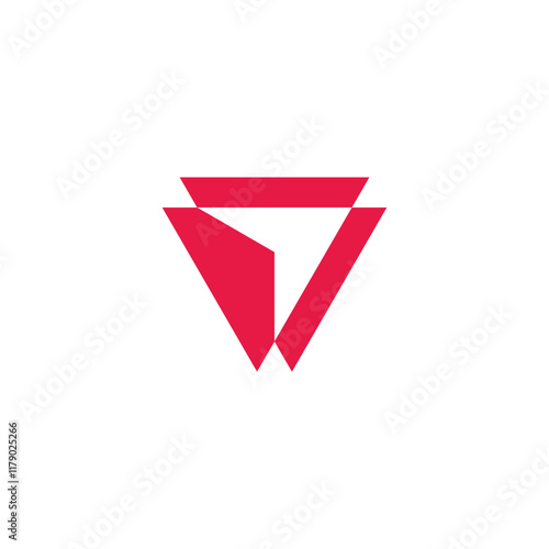 Free Download triangles emblem arrow geometric logo vector - GFXLoad