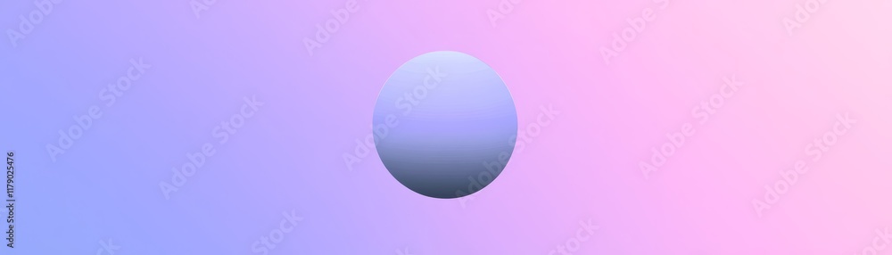 Obraz premium Vibrant pink and blue split background with a central white oval shape