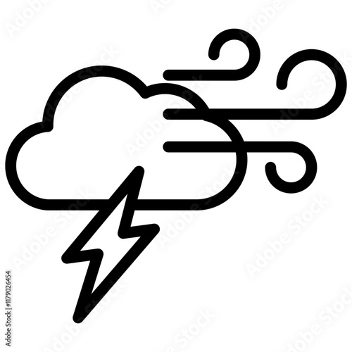 Storm Icon Outline