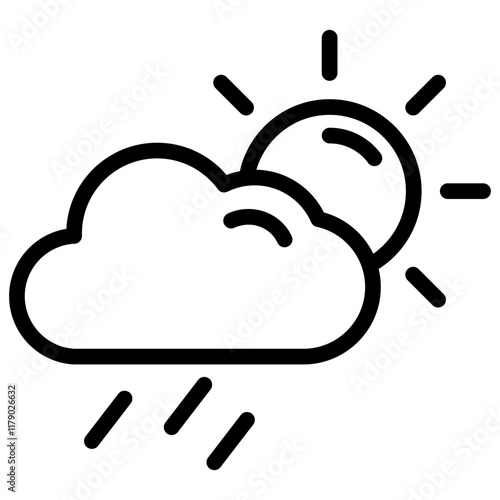 Drizzle Icon Outline