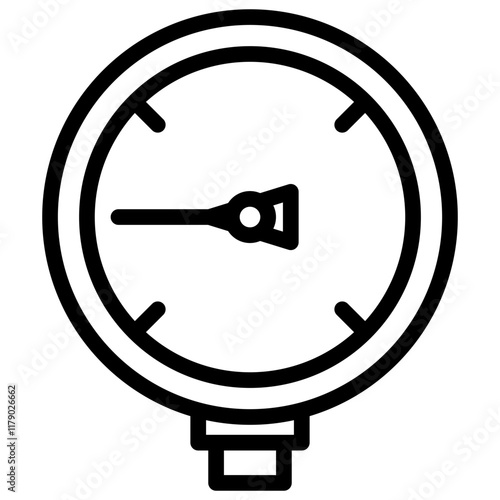 Barometer Icon Outline