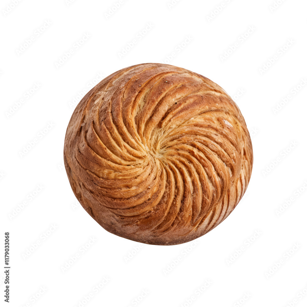 Artisan Round Bread: A perfectly baked loaf of artisan bread, showcasing a stunning swirl pattern. Its golden-brown crust hints at a delicious, fluffy interior. Perfect for food blogs, bakeries. Artisan Round Bread: A perfectly baked loaf of artisan bread, showcasing a stunning swirl pattern. Its golden-brown crust hints at a delicious, fluffy interior. Perfect for food blogs, bakeries.