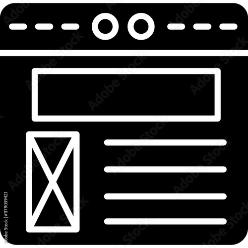 Wireframing Icon
