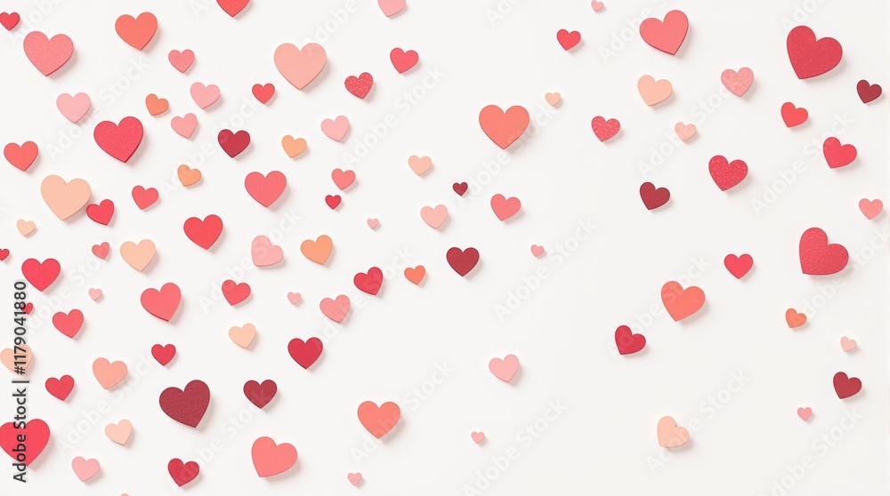 Charming tiny red and peach heart scatter pattern for personalized greeting cards romantic gift wrapping digital wallpaper wedding designs craft projects Charming tiny red and peach heart scatter pattern for personalized greeting cards romantic gift wrapping digital wallpaper wedding designs craft projects