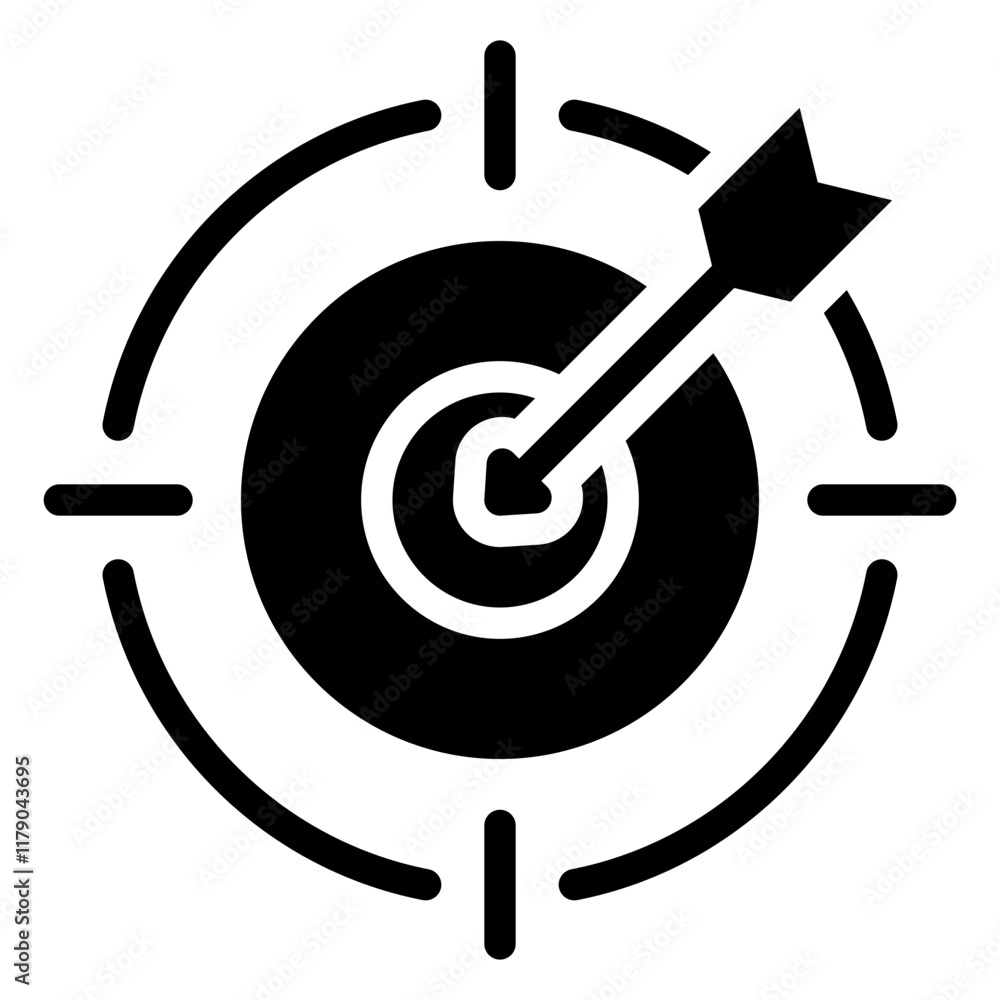 Goal Icon Black Solid Goal Icon Black Solid