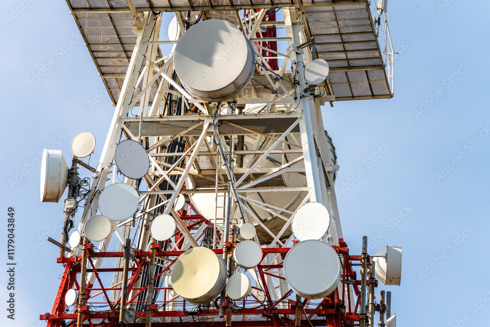 Radio Tower in Domaio, Moana - Spain