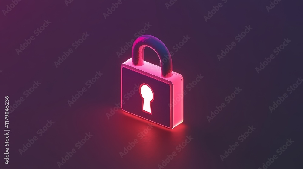 Robust lock secures valuable assets in a dark, protected environment enhanced Robust lock secures valuable assets in a dark, protected environment enhanced