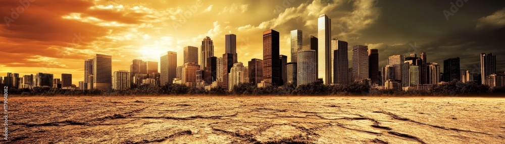 Desert metropolis, a sprawling city emerges from the heart of the arid desert landscape, showcasing urban development amidst sand dunes. Desert metropolis, a sprawling city emerges from the heart of the arid desert landscape, showcasing urban development amidst sand dunes.