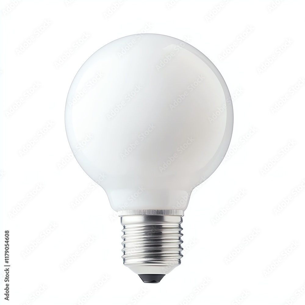 LED light bulb on white isolated background. LED light bulb on white isolated background.