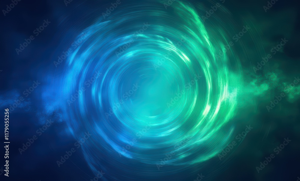 Swirling blue and green abstract design Swirling blue and green abstract design