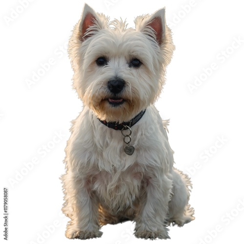  Baxter WestbHighland Whiteb Terrierdog isolated on a pure white background photo