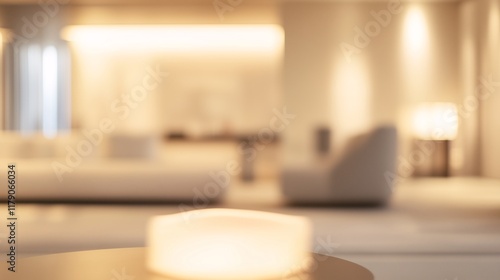 Wallpaper Mural 美しいレイアウトのモダンハウスのピンボケした部屋の画像 Torontodigital.ca