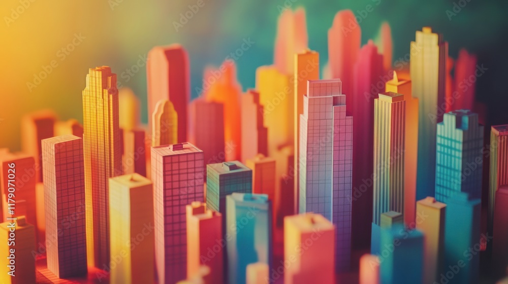A handmade paper cityscape with contrasting colors and comic-style outlines, creating a vibrant background. A handmade paper cityscape with contrasting colors and comic-style outlines, creating a vibrant background.