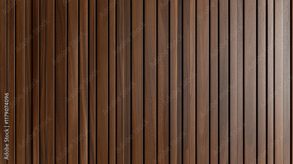 Traditional wooden fence paneling pattern with repetitive vertical brown planks in rich natural wood texture design Traditional wooden fence paneling pattern with repetitive vertical brown planks in rich natural wood texture design