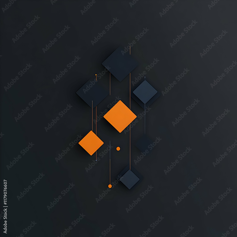 Dark Abstract 3D Background Dark Abstract 3D Background