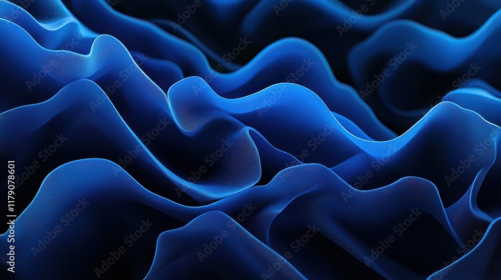 Obraz premium Abstract background fading from black to blue gradient