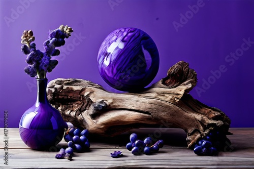 81 burly wood and royal purple photo