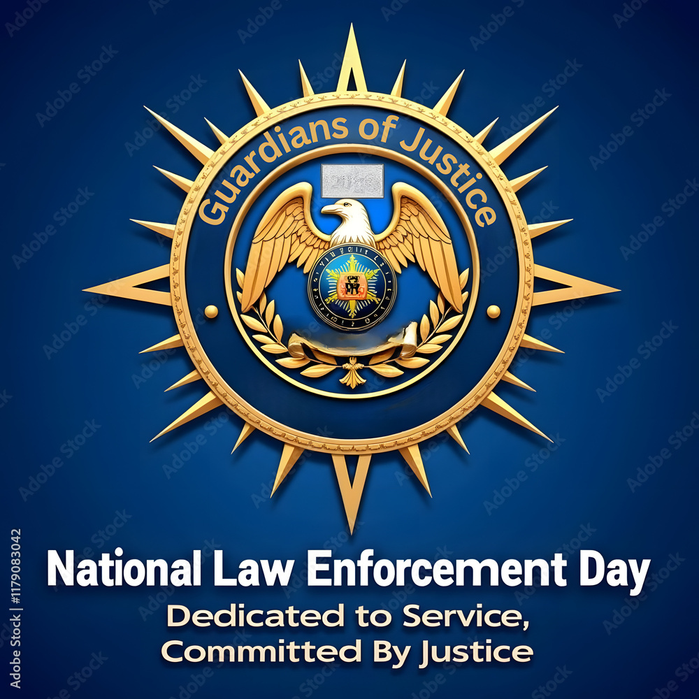 Fototapeta premium national law enforcement day