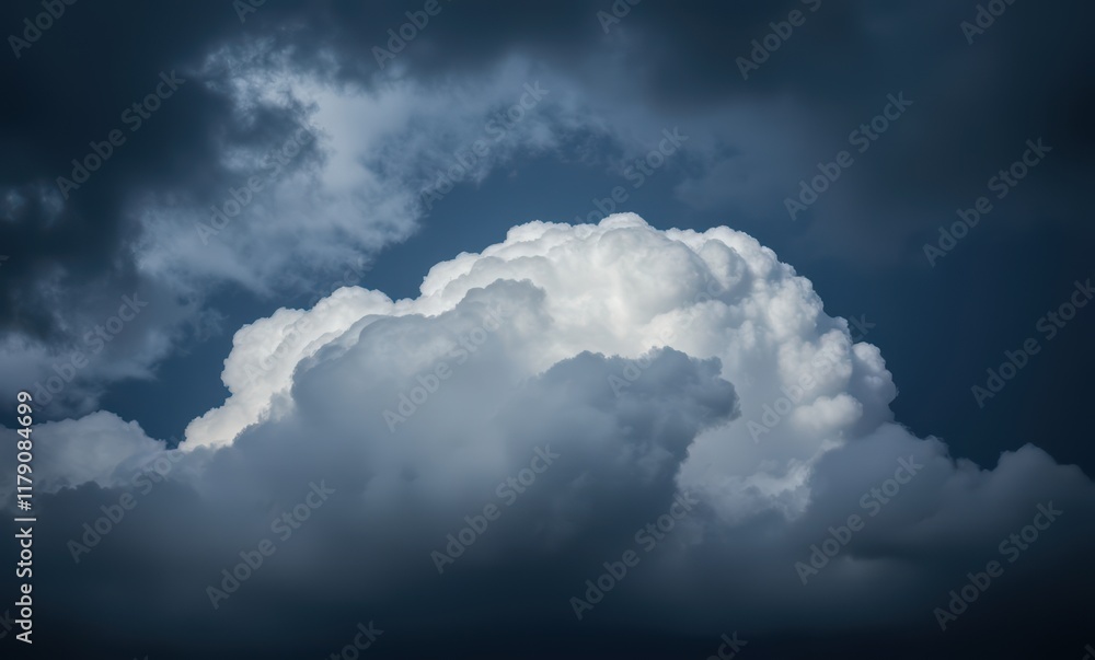 Dramatic dark clouds with bright highlights Dramatic dark clouds with bright highlights