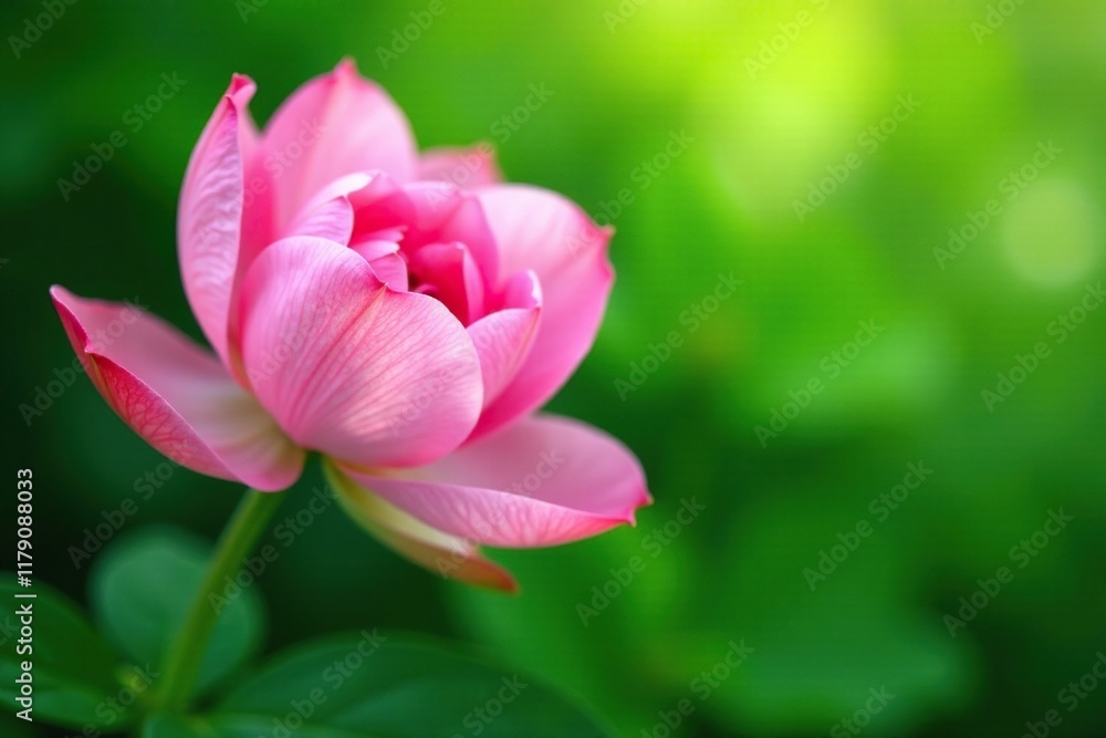 Delicate pink petals against a lush green background, botanical, blooming flowers, nature photography Delicate pink petals against a lush green background, botanical, blooming flowers, nature photography