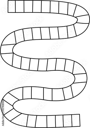 board game path for kid activity book