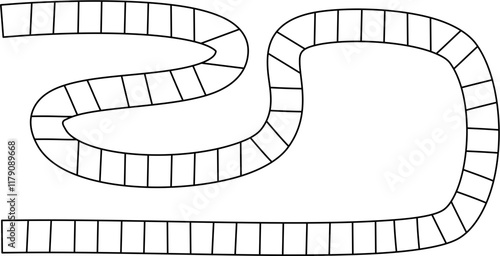 board game path for kid activity book