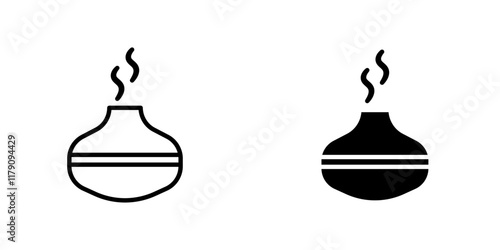 Diffuser icons vector graphic pack