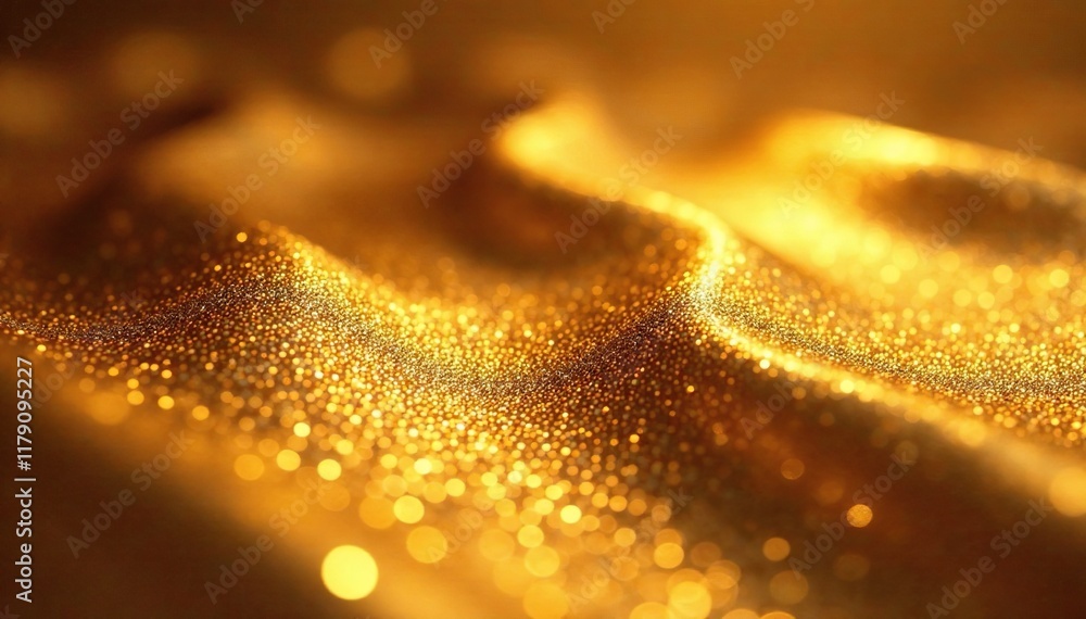 Shimmering gold light reflects off polished chrome surface, gold, polished, modern Shimmering gold light reflects off polished chrome surface, gold, polished, modern