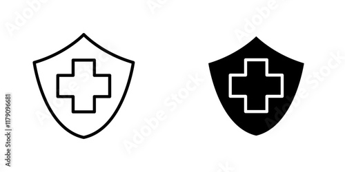 Immune guard icons vector graphic pack