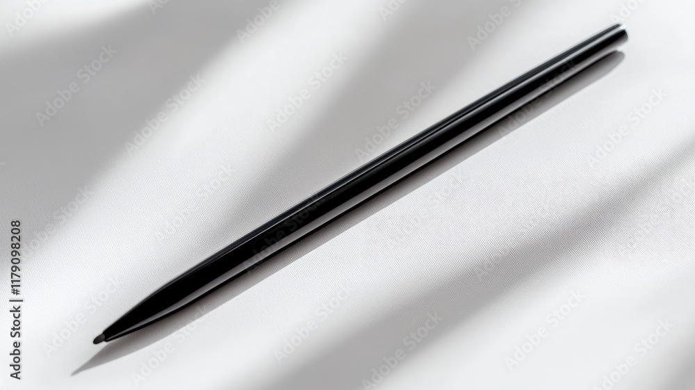 custom made wallpaper toronto digitalMinimalist black pen on white surface, casting shadows