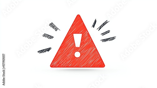A red warning triangle with an exclamation mark, symbolizing caution or alertness, often used in safety signage. Free Download A red warning triangle with an exclamation mark, symbolizing caution or alertness, often used in safety signage. - GFXLoad