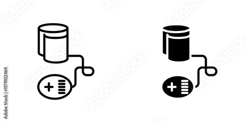 Sphygmomanometer icons vector graphic pack