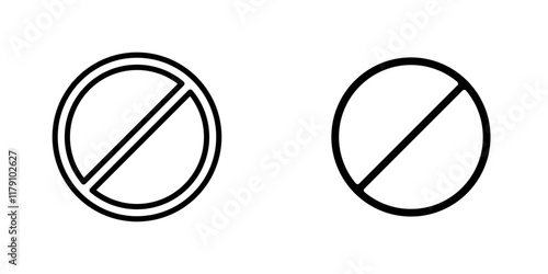 Stop signs vector graphic pack icons vector graphic pack