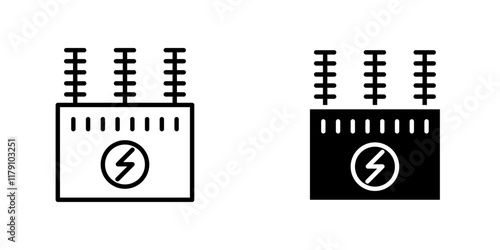 Transformer icons vector graphic pack