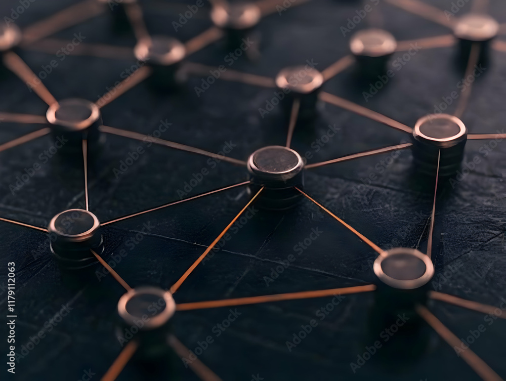 Abstract 3D Network Illustration Abstract 3D Network Illustration