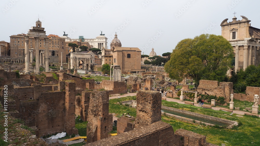 The Roman Forum, also known by its Latin name Forum Romanum The Roman Forum, also known by its Latin name Forum Romanum