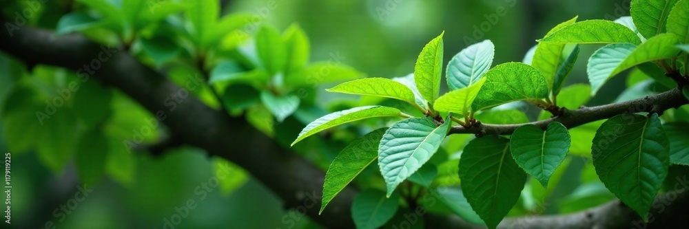 Dense foliage of Fagraea congestiflora leaves on a tree branch, tropical, foliage dense, dense foliage Dense foliage of Fagraea congestiflora leaves on a tree branch, tropical, foliage dense, dense foliage