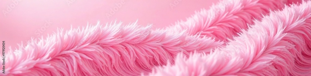 Pink fluffy fabric with subtle texture against a plain background, pink flannel, nature-inspired