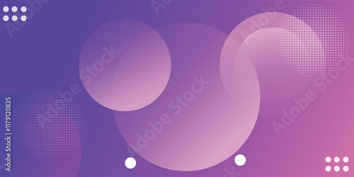 Abstract Purple violet and white background abstract art vector with geometric gradient shapes. Abstract gradient shapes background for presentation, business report, card, banner, poster