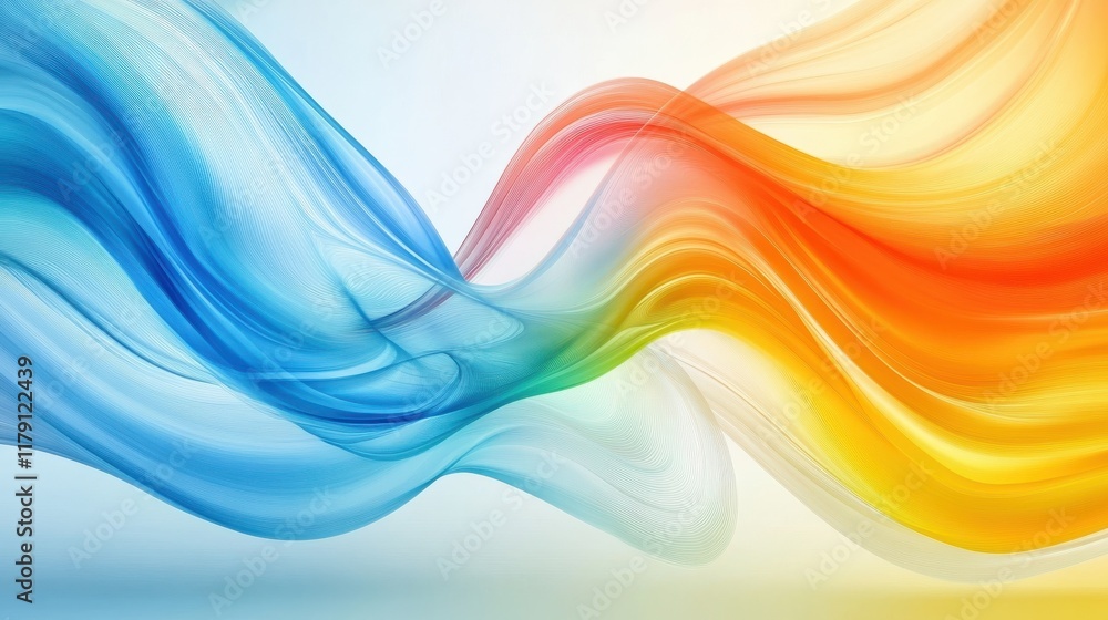 Colorful abstract technology wave graphic background Colorful abstract technology wave graphic background