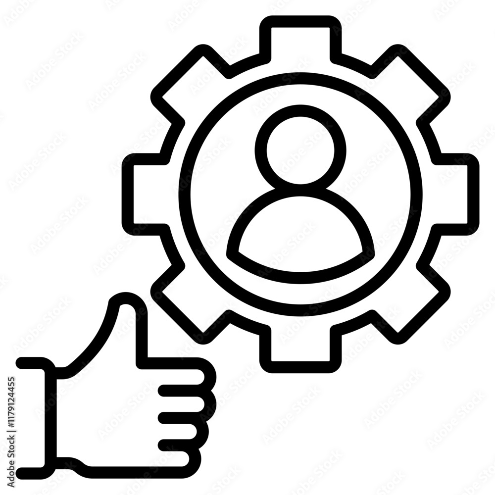 job satisfaction single icon job satisfaction single icon