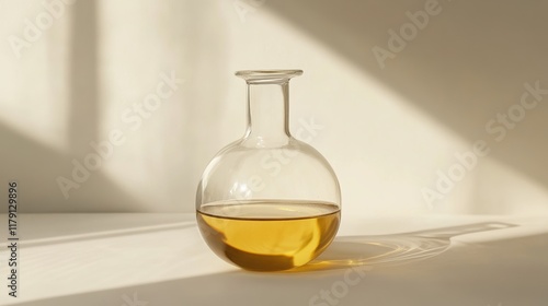 Wallpaper Mural A high-quality glass oil dispenser, showcased on a clean white backdrop Torontodigital.ca