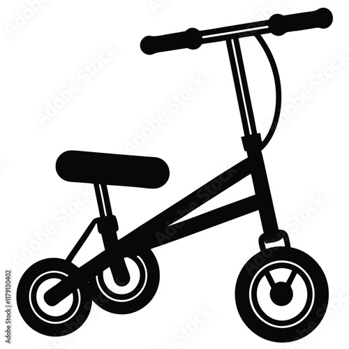 illustration of knee Scooter vector file