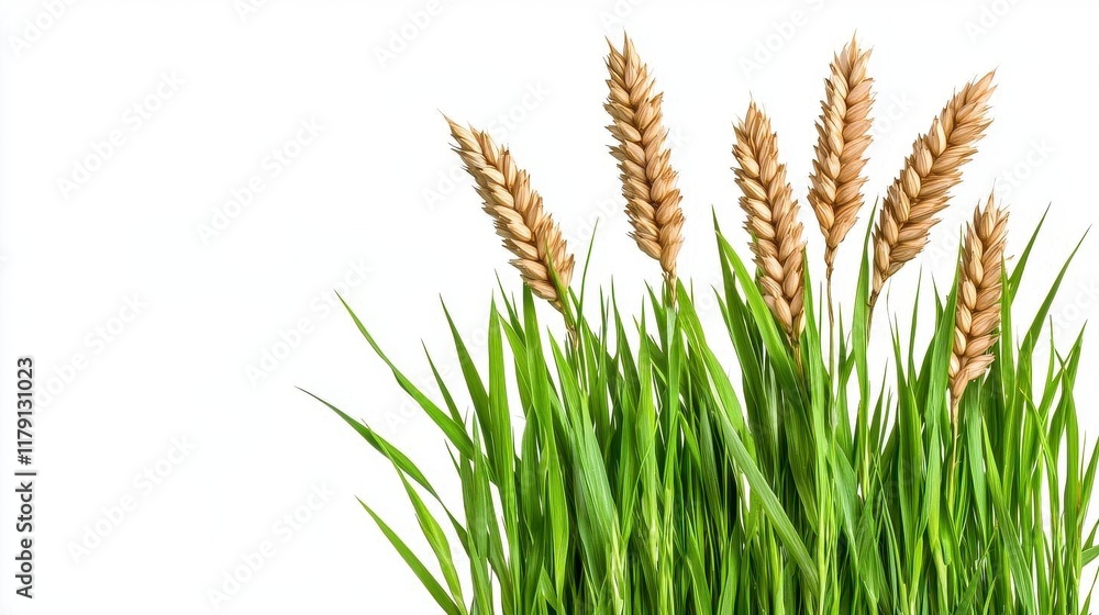 A photostock of long wild grass growing naturally, isolated on a white background, perfect for outdoor or natural themes. High Quality A photostock of long wild grass growing naturally, isolated on a white background, perfect for outdoor or natural themes. High Quality