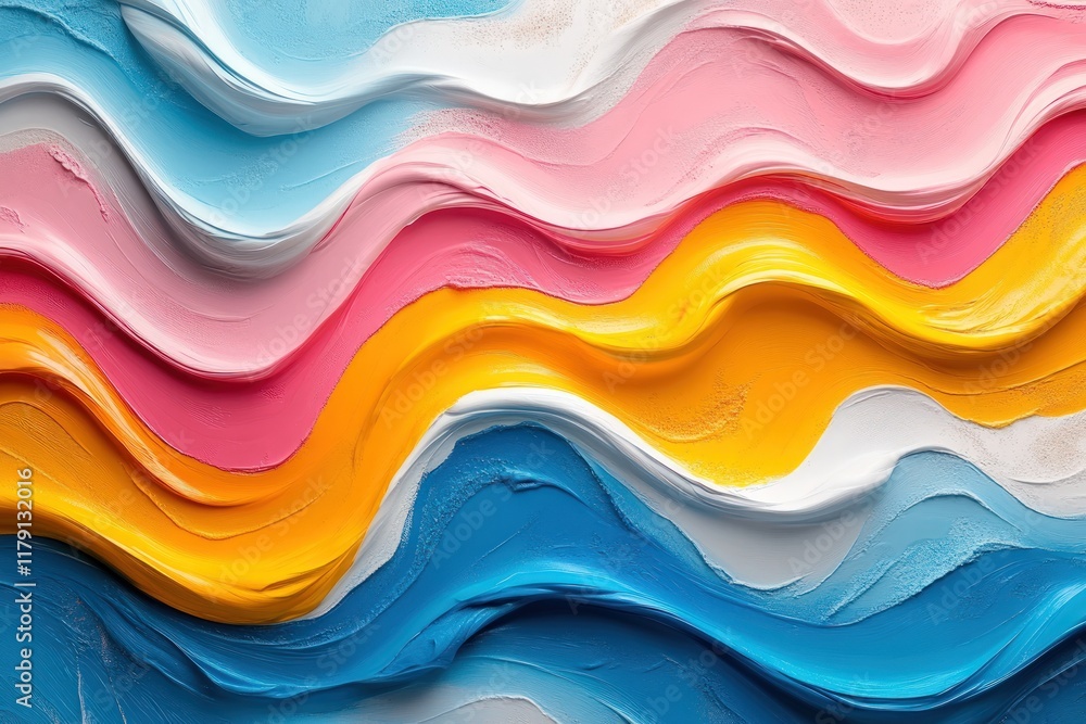 Abstract Colorful Waves: A Vibrant Symphony of Hues Abstract Colorful Waves: A Vibrant Symphony of Hues